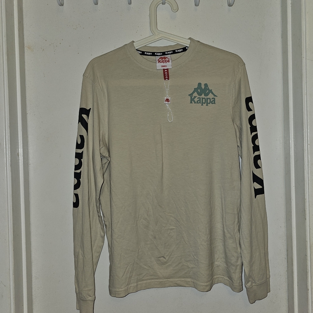 Kappa Men's Cream Long Sleeve Shirt New Never Work. Nwt. Small In Men's.